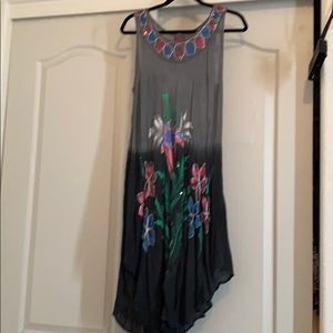 Dress California woman floral